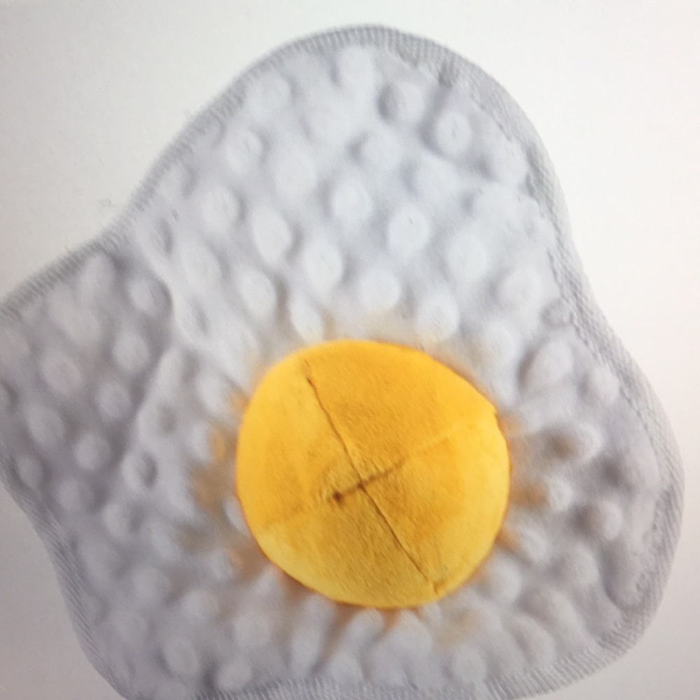 BARK Puppy Side Up EGG Plush Dog Toy